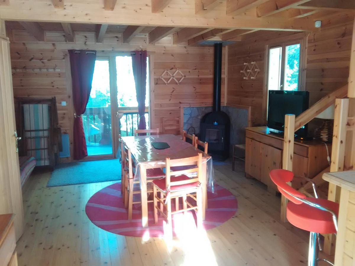 Chalet Bois Au Milieu Des Pyrenees LʼHospitalet-près-lʼAndorre エクステリア 写真